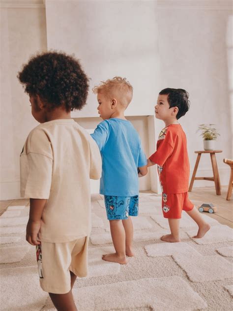 Buy Red/Blue Paw Patrol Shorts Pyjamas 3 Pack (9mths-8yrs) from Next India