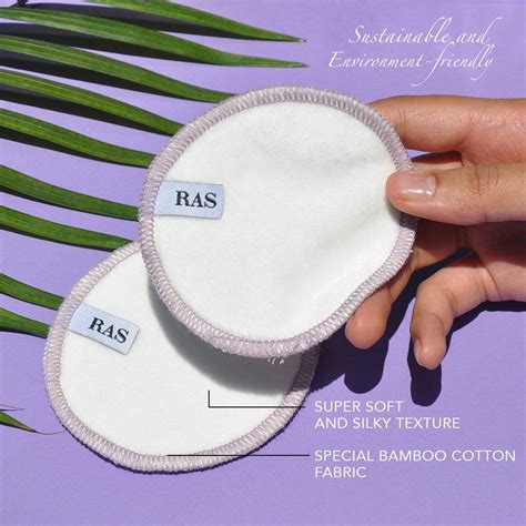 Reusable Bamboo Cotton Facial Pads – RAS Luxury Oils