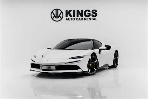 Rent Ferrari SF90 Spider in Dubai. Ultimate Luxury & Sports Car Experience. Kings Rental Cars