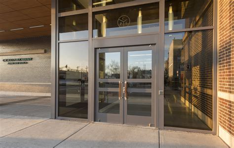 Albany Park Library | Ellison Bronze - Custom Crafted Balanced Doors