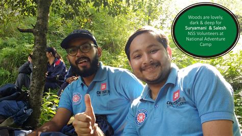 NSS volunteers attend adventure camp | Chitkara University