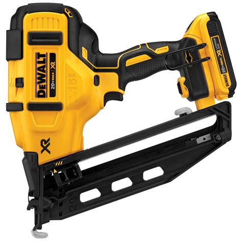 20V MAX* XR® 16 GA Angled Finish Nailer - Kit | DEWALT