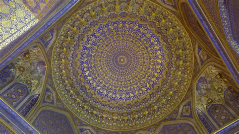 Ornate Ceiling of a Historical Building | Free Stock Video Footage