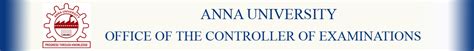 Controller of Examinations, Anna University