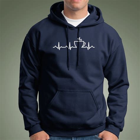 Coffee Heartbeat T-Shirt For Men - TEEZ.in