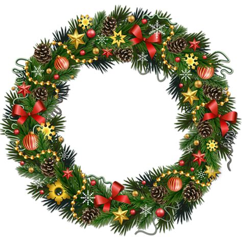 Christmas wreath PNG transparent image download, size: 600x600px