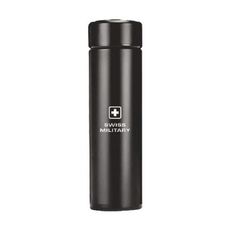 SWISS MILITARY-DIGITAL VACUUM FLASK BLACK