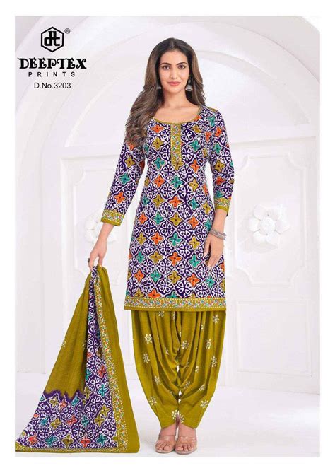Deeptex Prints Batik Plus Vol 32 Cotton Salwar Suits Wholesale Surat