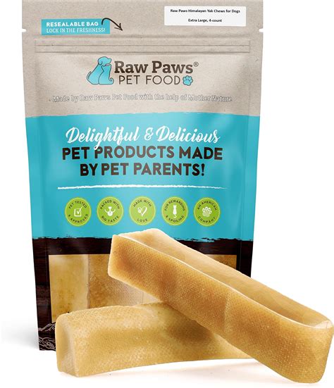 Amazon.com : Raw Paws Himalayan Yak Chews for Dogs, Extra Large Chews ...
