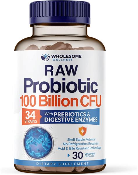 Wholesome Wellness Organic Probiotics 100 Billion India | Ubuy