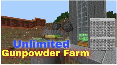 Image result for Minecraft Gunpowder Farm Tutorial