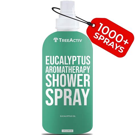 Buy TreeActiv Eucalyptus Aroma Shower Spray, Relaxing Eucalyptus Oil ...