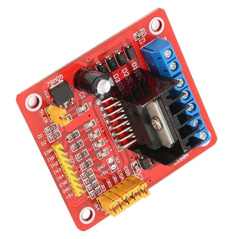 Buy Motor Controller Board, L298N Main Chip Dual H Bridge Stepper Motor ...