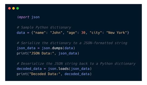 JSON Serialization 的图像结果