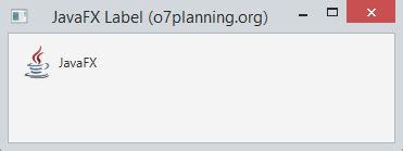 JavaFX Label 的图像结果