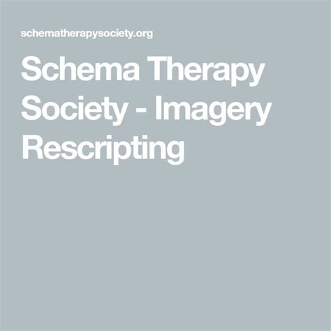 Image result for Schema Therapy Example of Imagery Rescripting