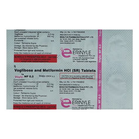 Vnyle-MF 0.3 Tablet | Uses, Side Effects, Price | Apollo Pharmacy