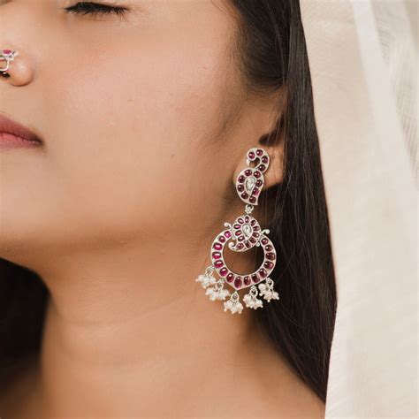 Silver Earrings – CHAANDI
