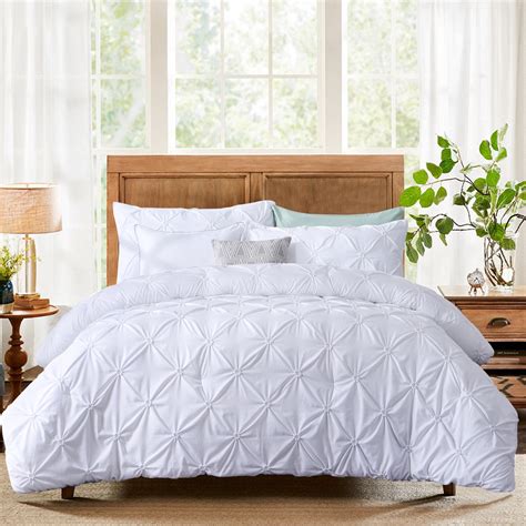 RUIKASI White Twin Comforter Set - Soft and Fluffy Bedding 2 Pieces Set ...