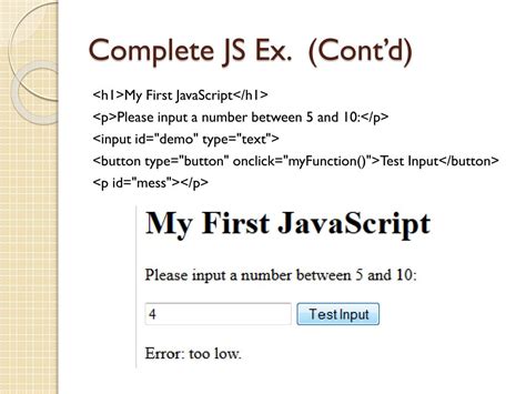 Image result for JavaScript Simple Example