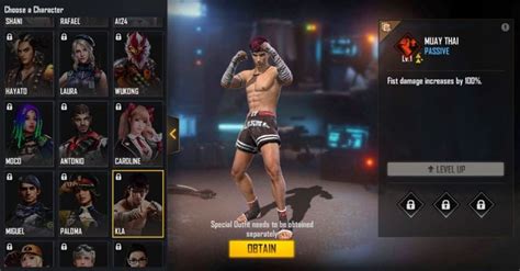 3 best Free Fire character combinations with Wukong