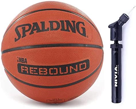 Spalding Official Basketballs Size 5, 6, 7, Grain Rubber NBA Rebound ...