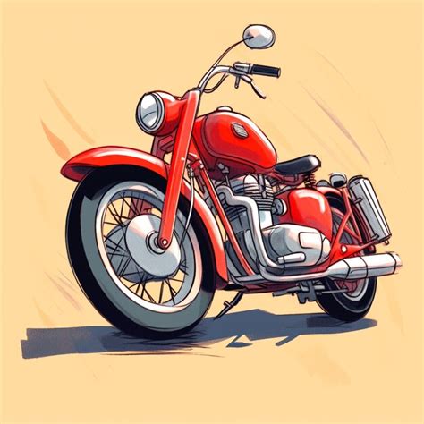 Photograph depicting a motorcycle | Premium AI-generated image
