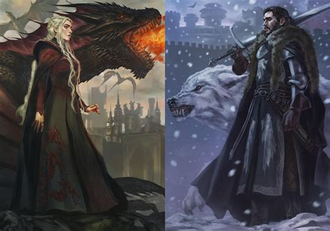 Dany and Jon, by Fadly Romdhani : r/freefolk