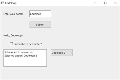 Image result for Pyqt6 Example GUI