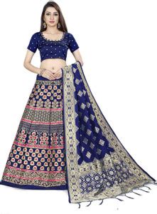 Navy Blue Lehenga - Buy Navy Blue Lehenga online at Best Prices in ...