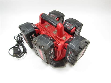 Milwaukee 48-59-1806 M18 Lithium-Ion 6-Port Sequential Battery Charger