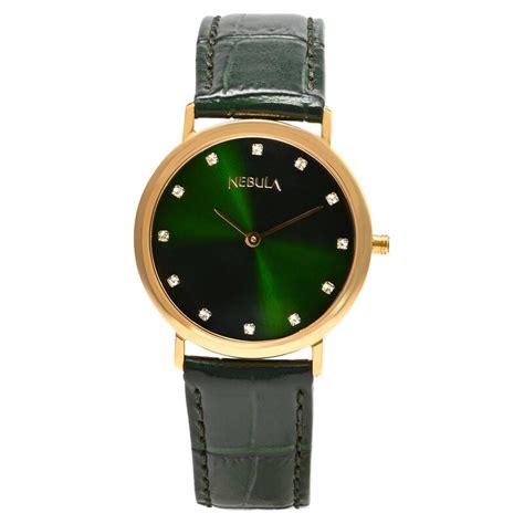 Buy Online Titan Nebula Vintage 18k Gold Analog Studded Indices Leather ...