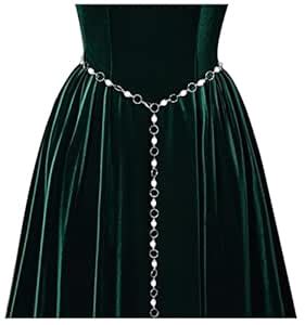 L'VOW Concho Western Belt for Women Medieval Waist Metal Chain Belt ...