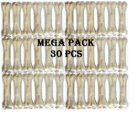 Buy The Pet Point Rawhide Pressed Chew Dog Bone Mega Pack 3 inches 30 ...