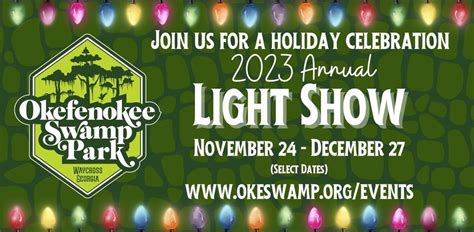 2023 Annual Holiday Light Show at Okefenokee Swamp Park, Okefenokee ...