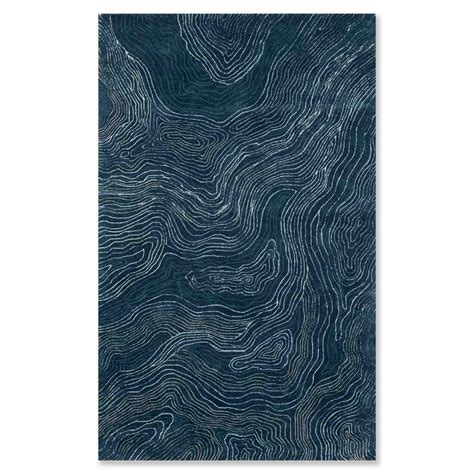 Lapis Hand Tufted Woollen And Viscose Rug – Obeetee Carpets India