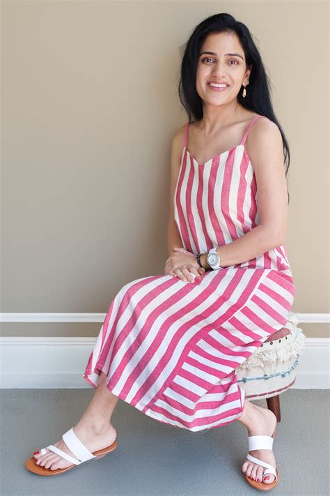 Buy Off White and Red Striped Godet Dress Online - SIZYX – sizyx