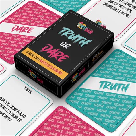 Buy Gangaur Truth & Dare Playing Cards for Friends - Fun 50 Compact ...