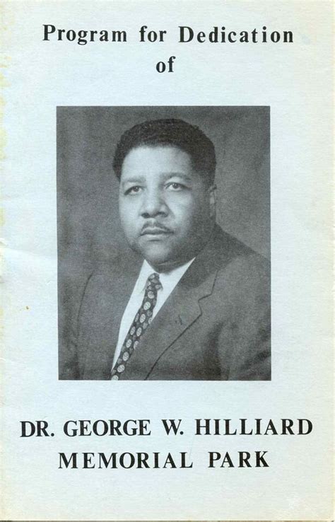 Dr. George Hilliard — African American Historical Society of Beloit