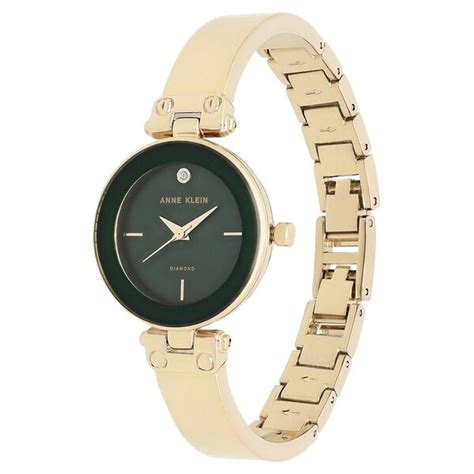 Buy Online Anne Klein Quartz Analog Green Dial Metal Strap Watch for ...