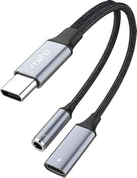 Mehai 2 in 1 Type Charging Interface to 3.5mm Audio Interface ...