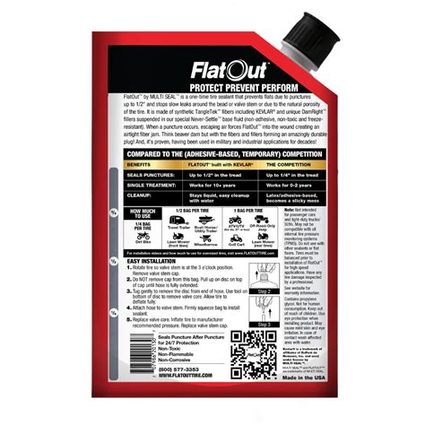 FlatOut Off-Road Multi-Purpose Tire Sealant - India | Ubuy