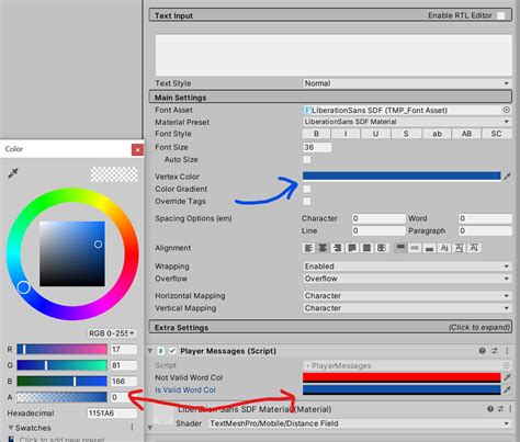 Image result for Unity Text Color