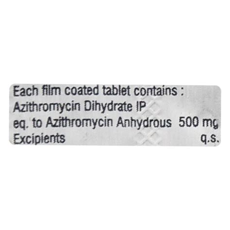 Xith-500 mg Tablet 5's Price, Uses, Side Effects, Composition - Apollo ...