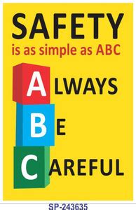 SignageShop Safety is an simple ABC Poster Emergency Sign Price in ...