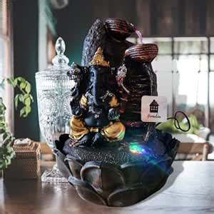 Homebia 16 INCH Ganesh Ji Idol Ganesha Idol Water Fountain Indoor ...