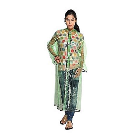 Buy Versalis Ruby Raincoat For Women - Green (M) Online at Best Price ...