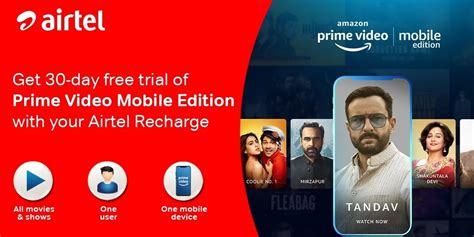 Airtel To Offer Free Amazon Prime Subscription With These Plans ...