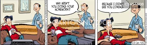 Late Do Homework Cartoon 的图像结果