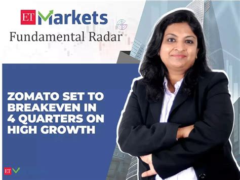 zomato: Fundamental Radar: Zomato set to breakeven in 4 quarters; Sneha ...